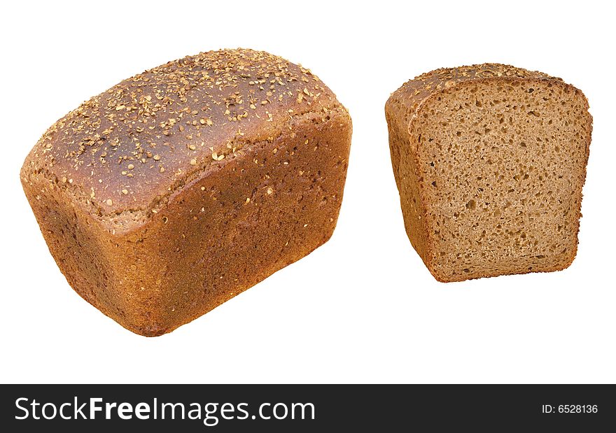 Bread,isolated on white backgroun