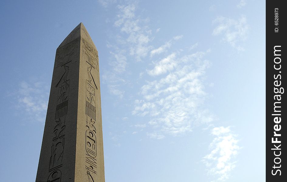 Egyptian obelisk which is carried by rome empire to istanbul