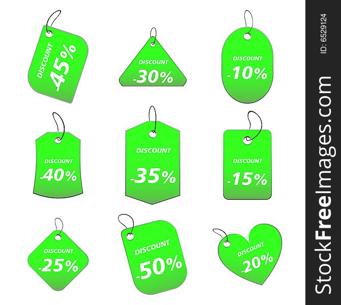 Green tags - discount