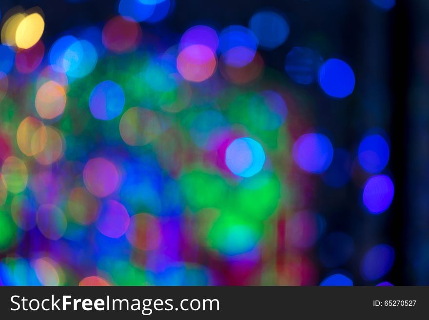 This is an colorful abstract bokeh light