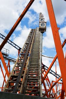 Rollercoaster 2 Royalty Free Stock Photography Rollercoaster 2 Royalty Free Stock Photography