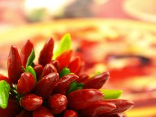 Chili Pepper And Hot Red Pepper Very Close Stock Photography Chili Pepper And Hot Red Pepper Very Close Stock Photography