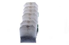 Tea Bags In Row Stock Image Tea Bags In Row Stock Image