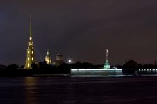 PETER AND PAUL FORTRESS Stock Photo