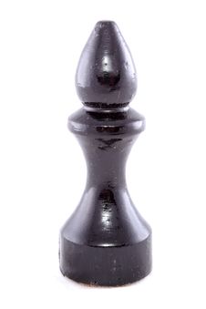 Black Chessman Stock Image