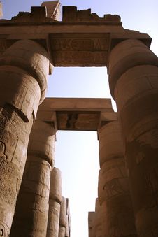 The Temple Of Karnak Royalty Free Stock Photo The Temple Of Karnak Royalty Free Stock Photo