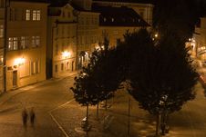 Prague Night Scenery Royalty Free Stock Photo Prague Night Scenery Royalty Free Stock Photo