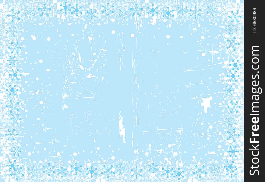 Christmas Snowflake Background