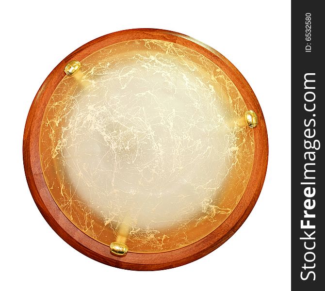 Decorative Round Glass