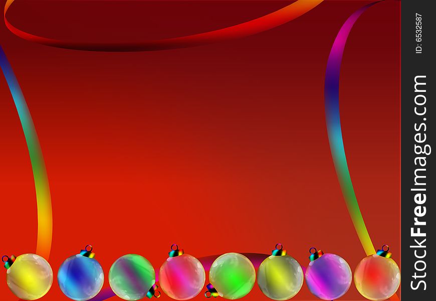 A red abstract background for christmas