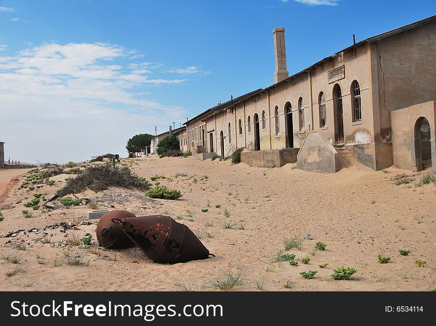 Kolmanskop - deserted town of German miners. Namibia. Kolmanskop - deserted town of German miners. Namibia.