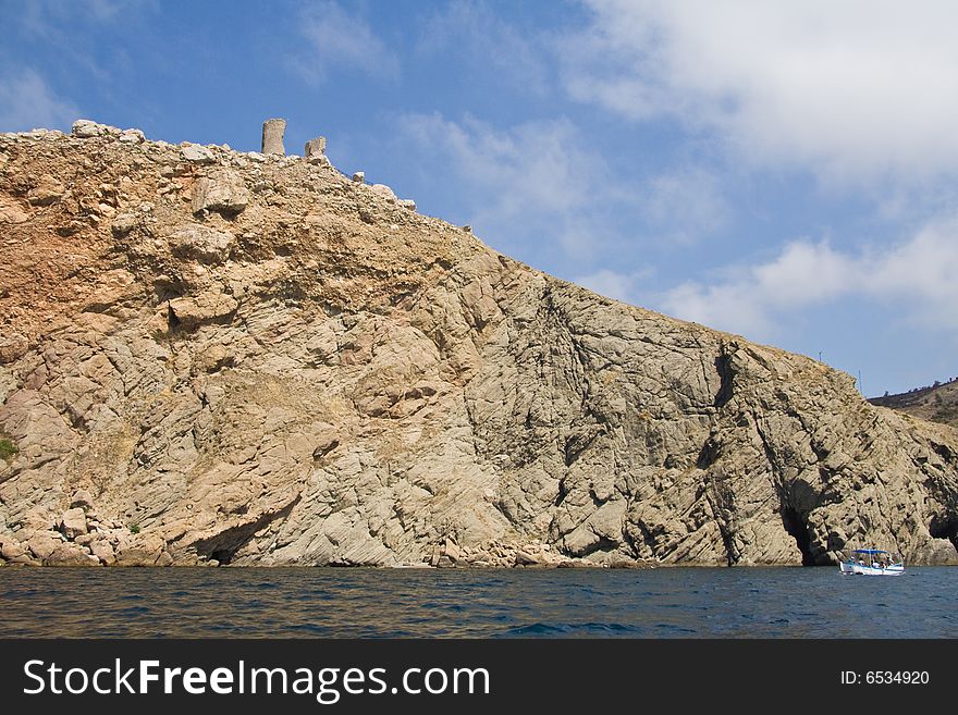 Ruins of an ancient fortress