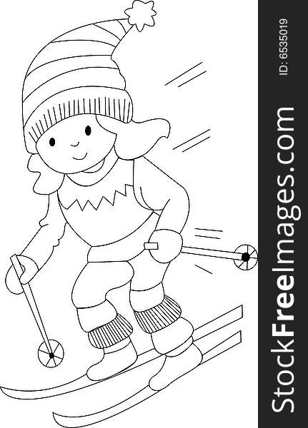 Downhill Skier