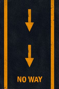 Yellow Marking On Black Asphalt Royalty Free Stock Image Yellow Marking On Black Asphalt Royalty Free Stock Image