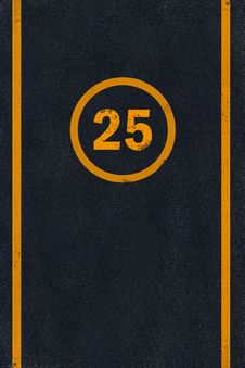 Yellow Marking On Black Asphalt Royalty Free Stock Images Yellow Marking On Black Asphalt Royalty Free Stock Images
