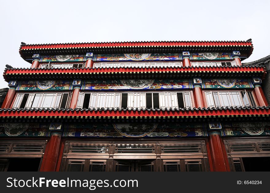 Architecture of chinese ancient building