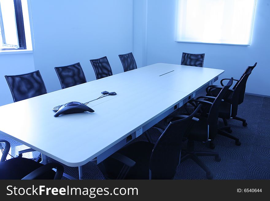 Inside a conference room