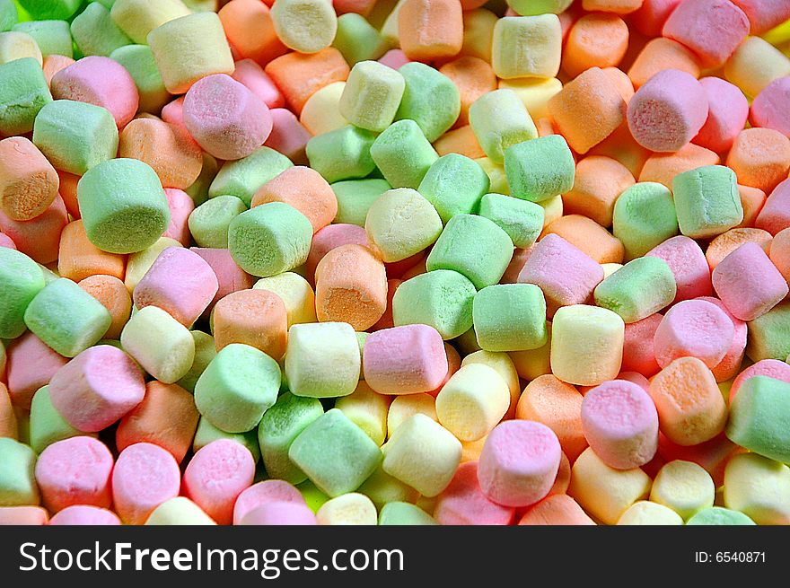 Colorful Miniature Marshmallows