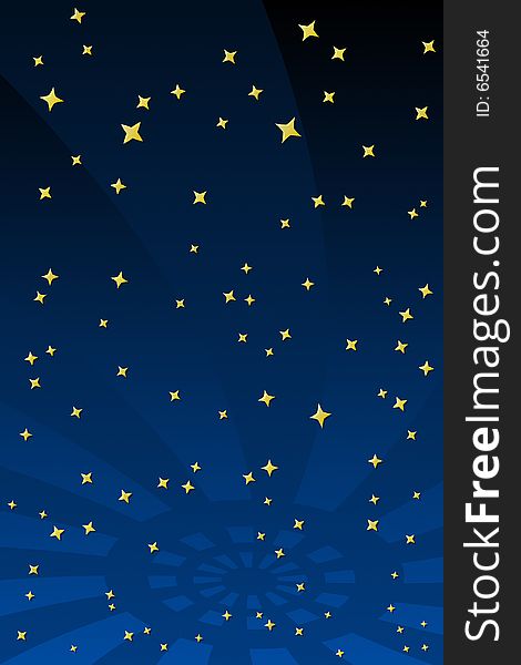Vector illustration of Stars Background