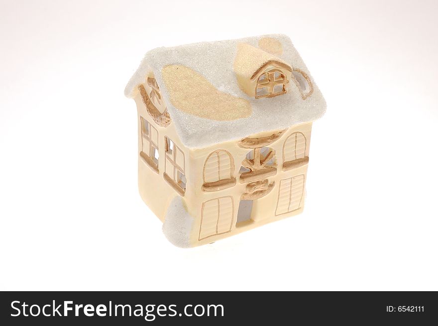 Model of home on a white background. Model of home on a white background