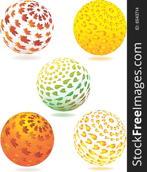 Vector illustration of abstract sphere