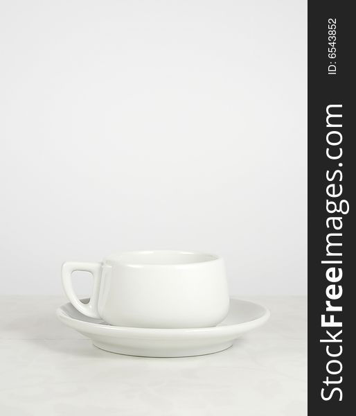 White mug with clipping path