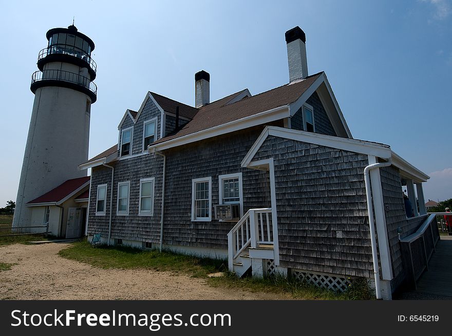 Nice light house on the east coast of united states in cape cod. Nice light house on the east coast of united states in cape cod
