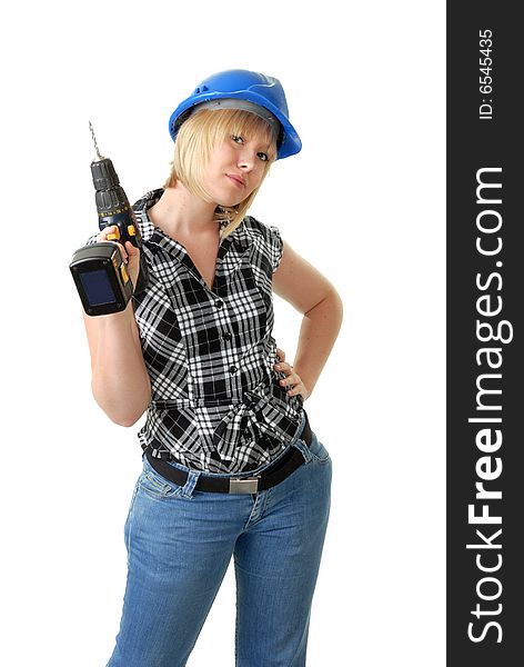 Girl With Power Tool