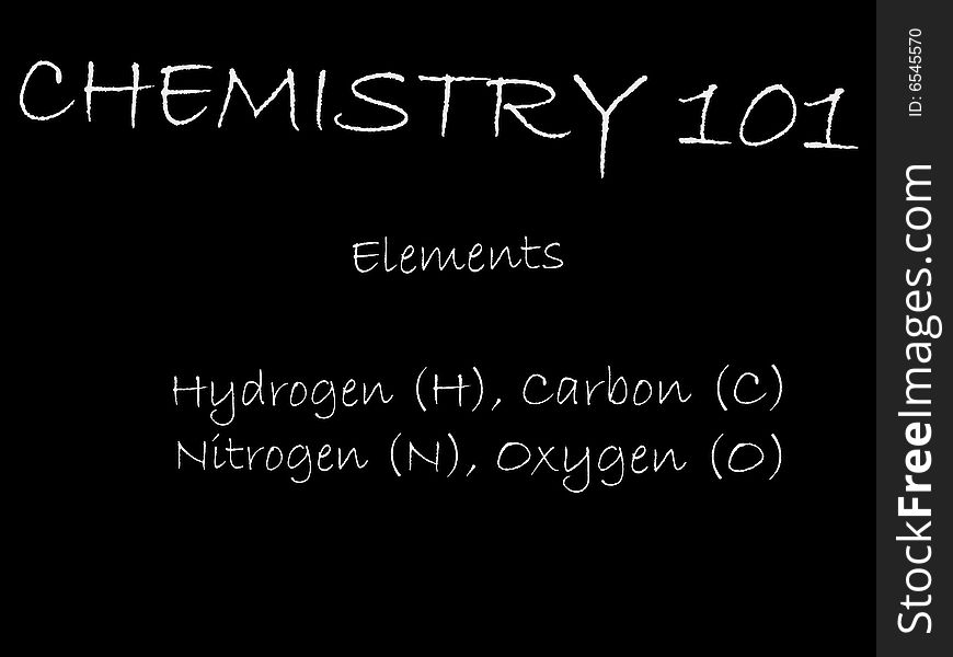 Chemistry 101