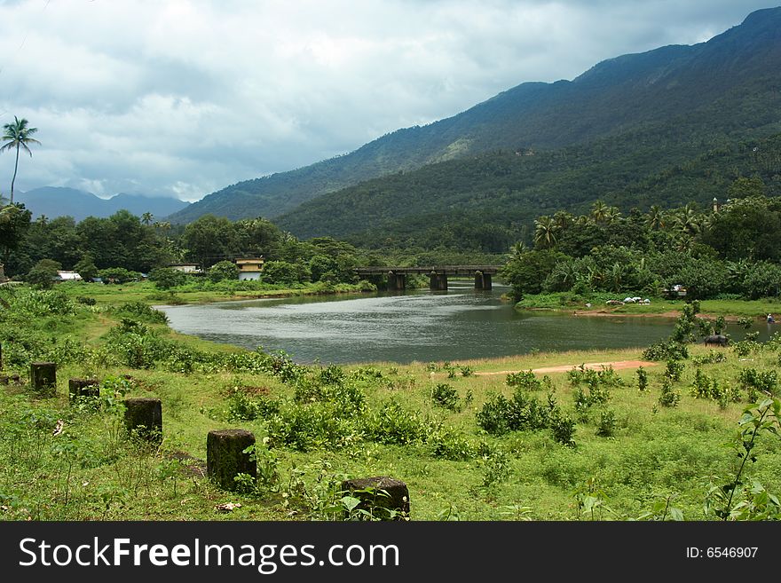 Natural view of a hil station. Natural view of a hil station