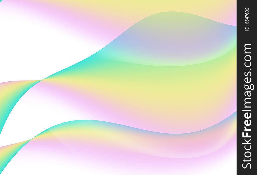 Abstract background with transparent waves
