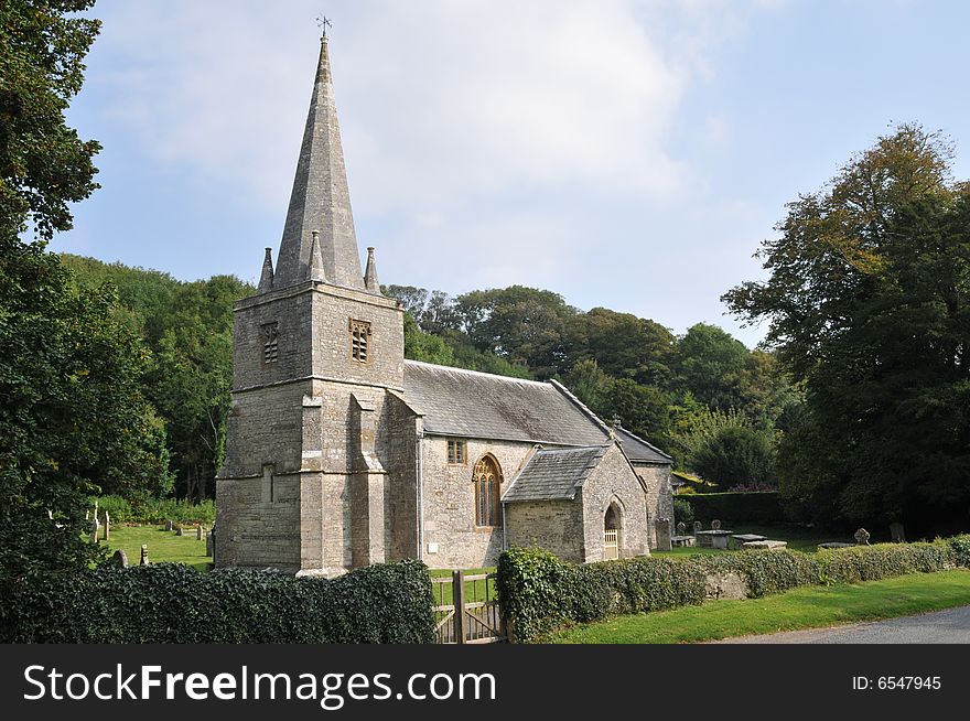 St Michaels church at Winterbourne Steepleton Dorset dates from the fourteenth century. St Michaels church at Winterbourne Steepleton Dorset dates from the fourteenth century