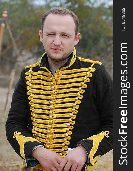 Russian uniform of cavalry.