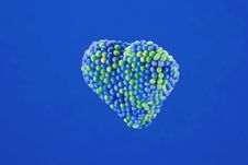 Candy Heart Royalty Free Stock Photography Candy Heart Royalty Free Stock Photography
