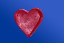 Red Candy Heart Royalty Free Stock Photography Red Candy Heart Royalty Free Stock Photography