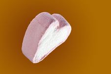 Marshmallow Candy Heart Royalty Free Stock Image