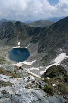 The Glacial Lake In The Rila Royalty Free Stock Image The Glacial Lake In The Rila Royalty Free Stock Image