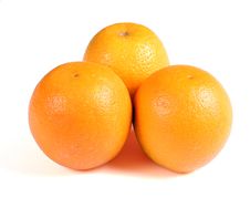 Three Oranges Royalty Free Stock Photos Three Oranges Royalty Free Stock Photos