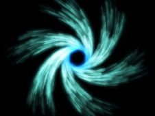 Blue And Green Particles Spiral Emission Royalty Free Stock Photo Blue And Green Particles Spiral Emission Royalty Free Stock Photo
