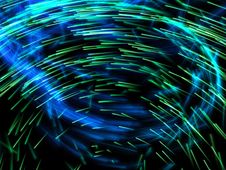 Blue And Green Particles Spiral Emission Royalty Free Stock Photos Blue And Green Particles Spiral Emission Royalty Free Stock Photos