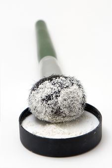 Brush With Powder Royalty Free Stock Photo Brush With Powder Royalty Free Stock Photo