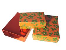 Christmas Gift Boxes. Stock Photos Christmas Gift Boxes. Stock Photos