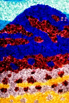 Color Glass Abstract Stock Photography