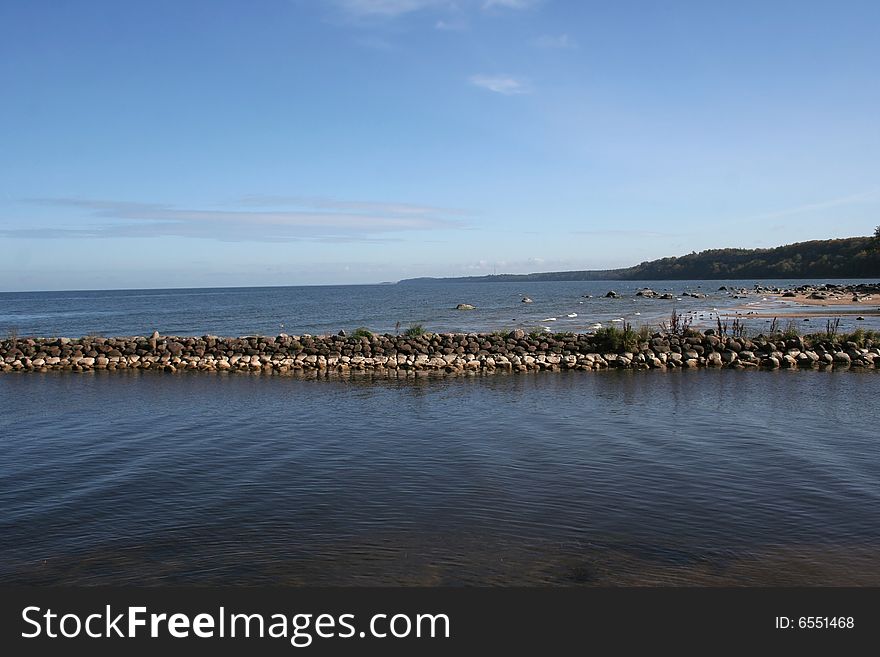 Coast of the Baltic sea in Toila. Coast of the Baltic sea in Toila