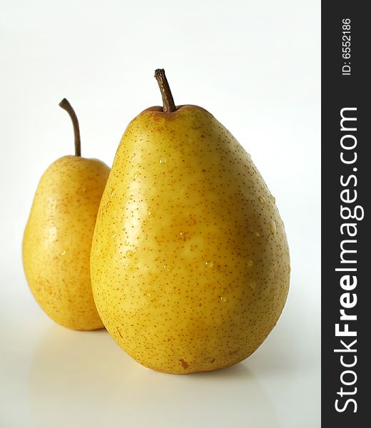 Two Big Yellow Pears