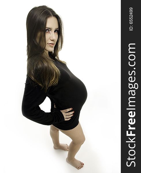 Pregnant Brazilian Fashion Model