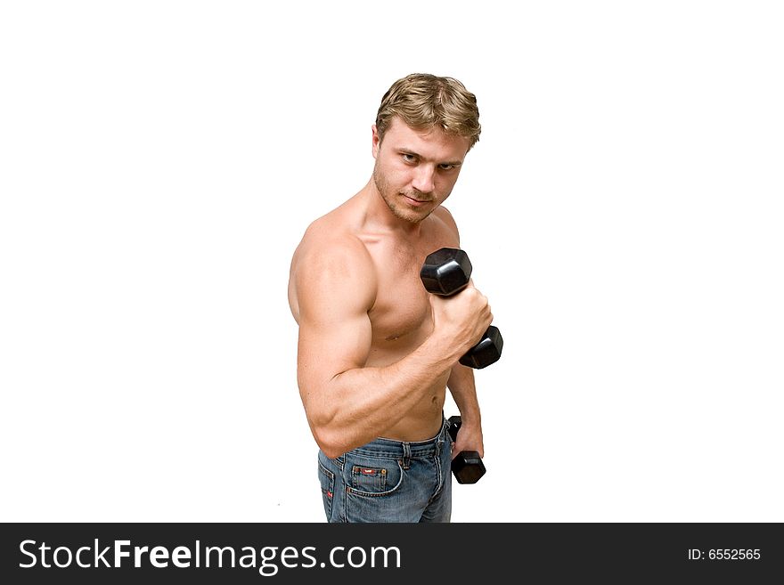 Man With Dumbbells