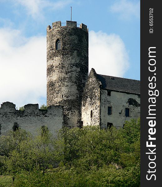 Ruins of the castle Bezděz (Czech Republic)