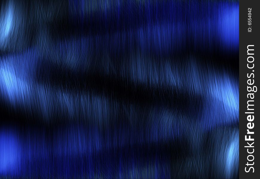 Fantasy Blue Particles In A Dark Scene