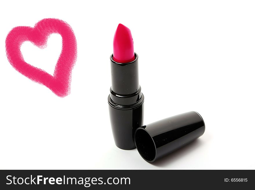 Lipstick And Heart